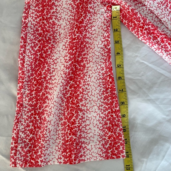 NWT Tuckernuck Speckled Coral Poplin Marseille Caftan Woman’s XS - Picture 12 of 14